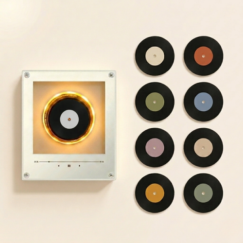 FandomVinyls™ personalized vinyl player with 9 discs